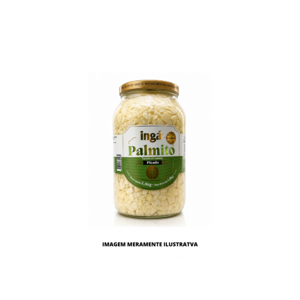 PALMITO - INGÁ - 1,8KG PUPUNHA PICADO